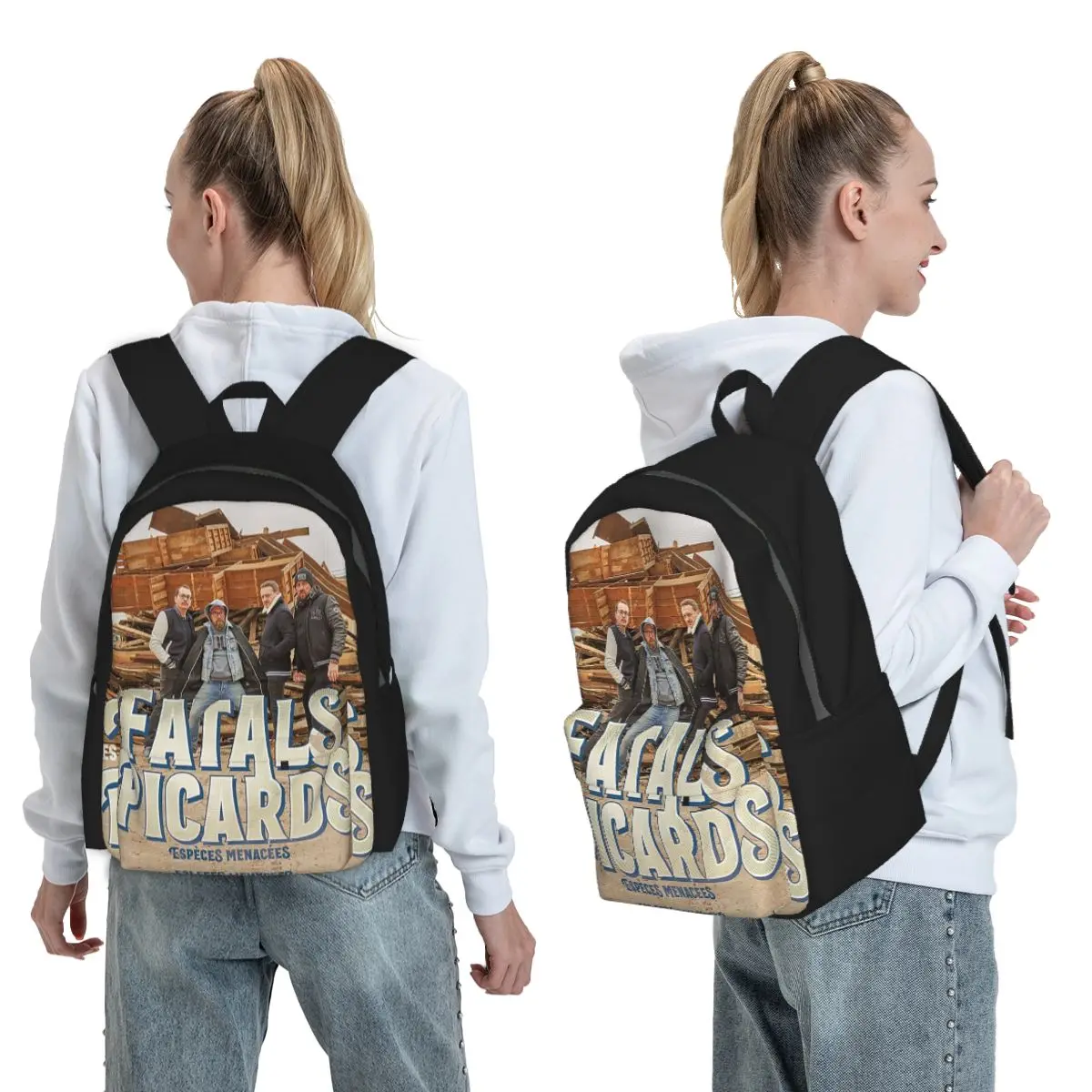 Les Fatals Picards Especes Menacees Album 2019 Backpack Boys Girls BookBag School Bag Laptop Shoulder Bags for Men Women
Les Fatals Picards Especes Menacees Album 2019 Backpack Boys Girls BookBag School Bag Laptop Shoulder Bags for Men Women