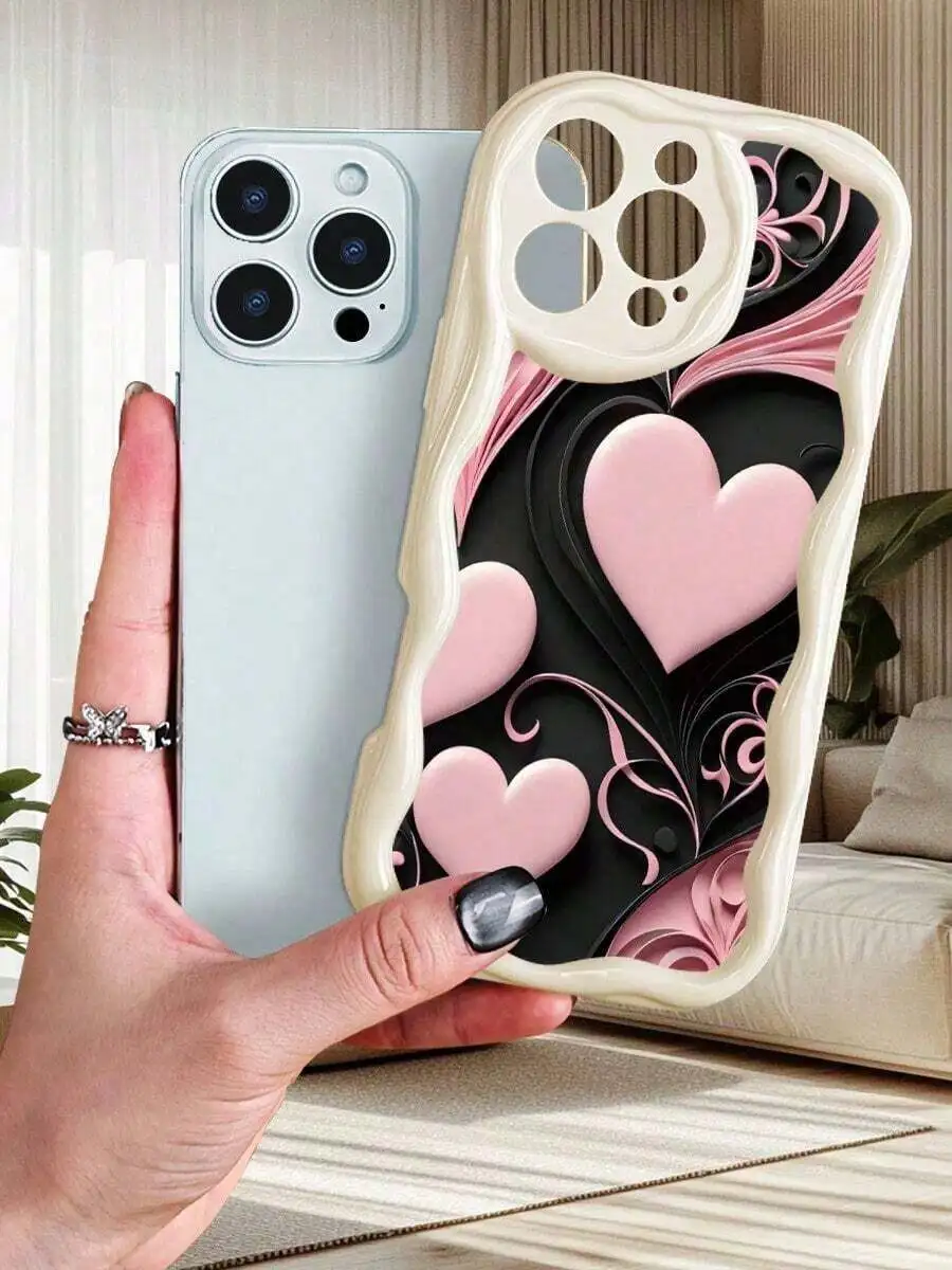 3D Pink Heart Floral Phone Case For iPhone 14 15 16 Pro Max Romantic Aesthetic Protective Cover
3D Pink Heart Floral Phone Case For iPhone 14 15 16 Pro Max Romantic Aesthetic Protective Cover