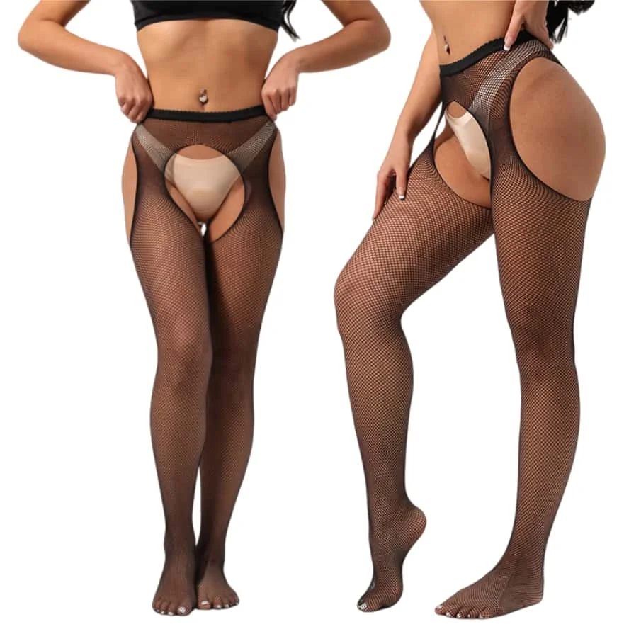 Plus Size Hollow Black Fishnet Mesh Stockings Pantyhose Open Crotch Lingerie Sexy Tights for Oversize Women XXXL Club Stree Wear
Plus Size Hollow Black Fishnet Mesh Stockings Pantyhose Open Crotch Lingerie Sexy Tights for Oversize Women XXXL Club Stree Wear