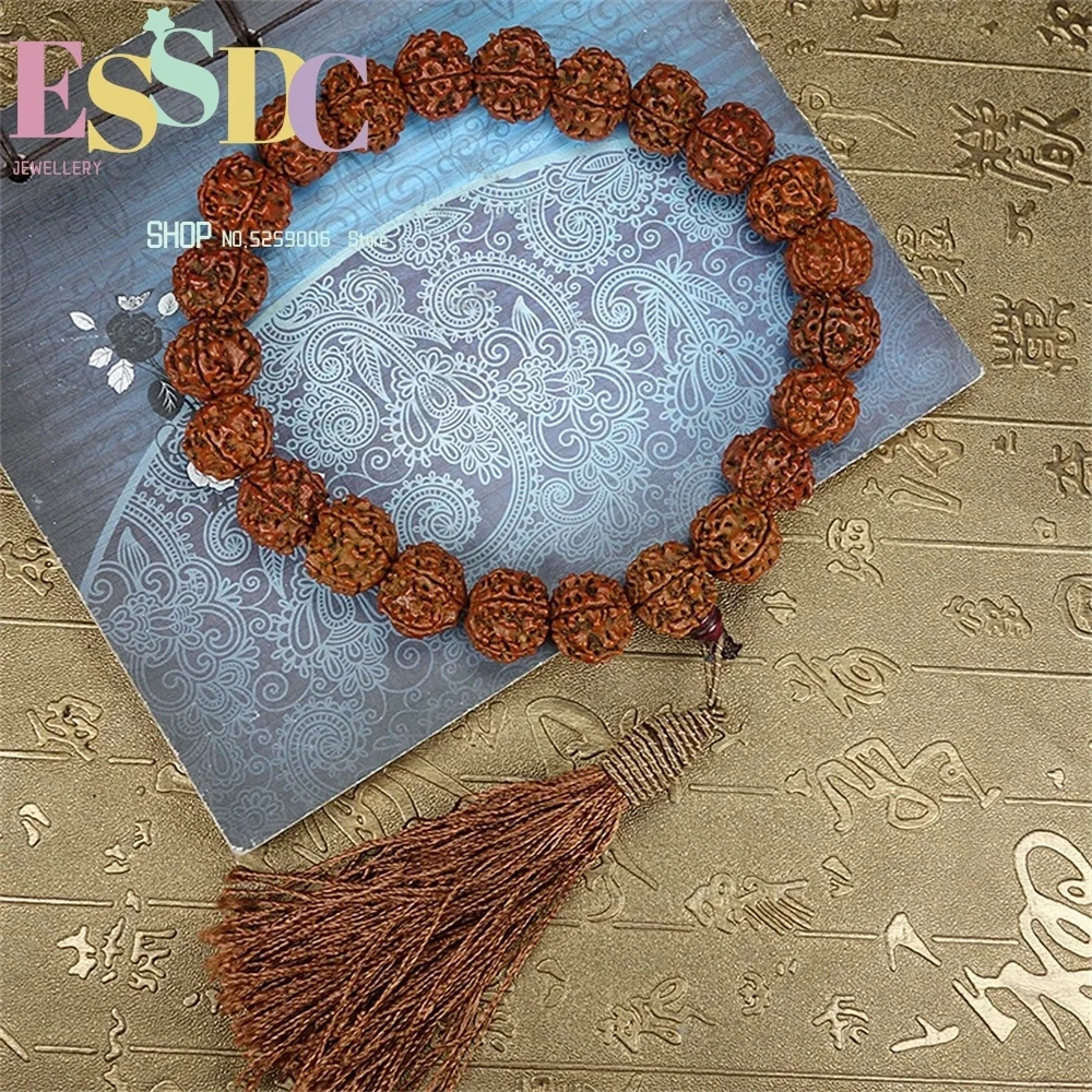 Natural Five Petal Small Vajra Bodhi Buddha Beads Bracelet Car Pendant Men and Women's Cultural Ornaments Retro Style Simple
Natural Five Petal Small Vajra Bodhi Buddha Beads Bracelet Car Pendant Men and Women's Cultural Ornaments Retro Style Simple