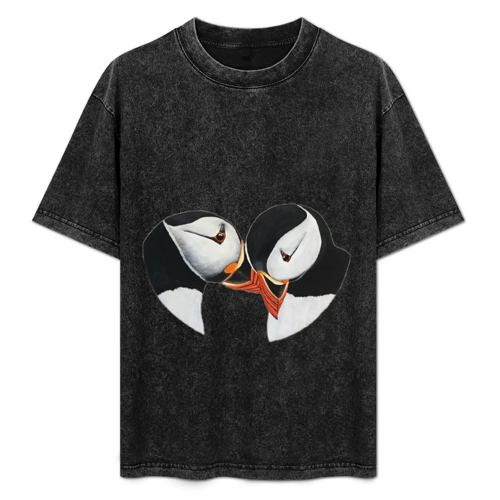 Puffins in love. T-Shirt Independence Day Short Sleeve T-Shirt
Puffins in love. T-Shirt Independence Day Short Sleeve T-Shirt