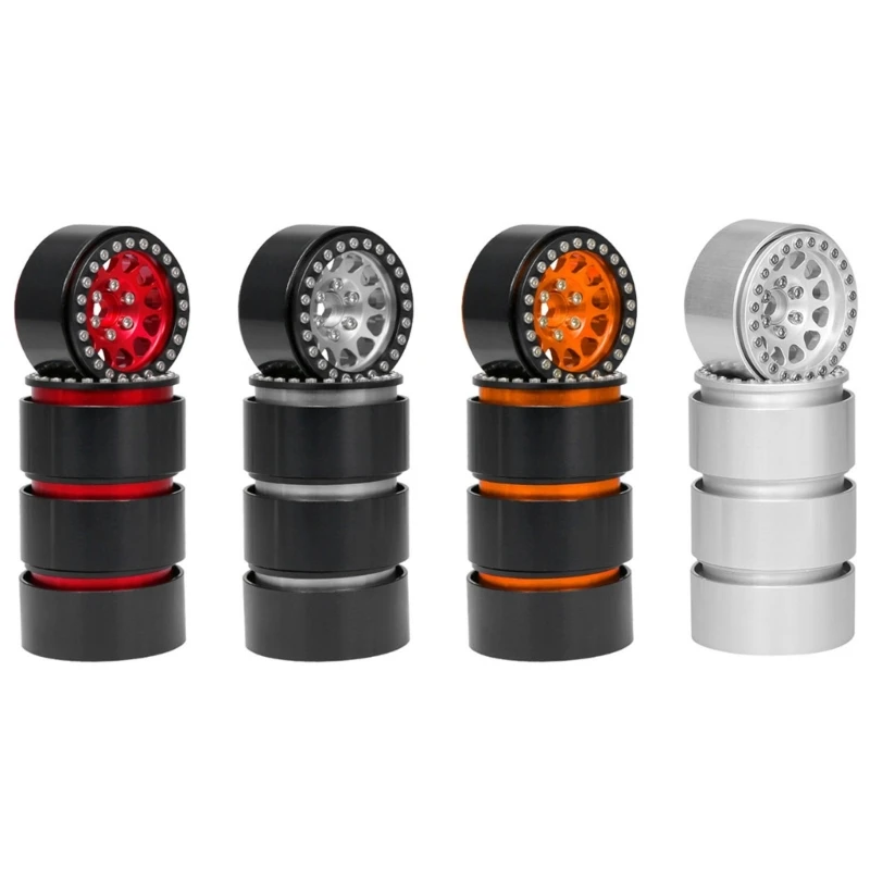 Beadlock Wheel Hubs 4PCS Car Wheel Modification Kits Play Vehicle Parts for SCX10 1:10 Remote Control Crawler Toy
Beadlock Wheel Hubs 4PCS Car Wheel Modification Kits Play Vehicle Parts for SCX10 1:10 Remote Control Crawler Toy