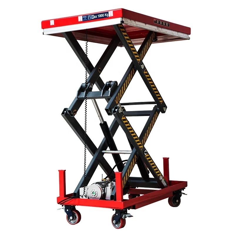 500Kg 1M 2M hydraulic scissor lift large platform with wheels
500Kg 1M 2M hydraulic scissor lift large platform with wheels
