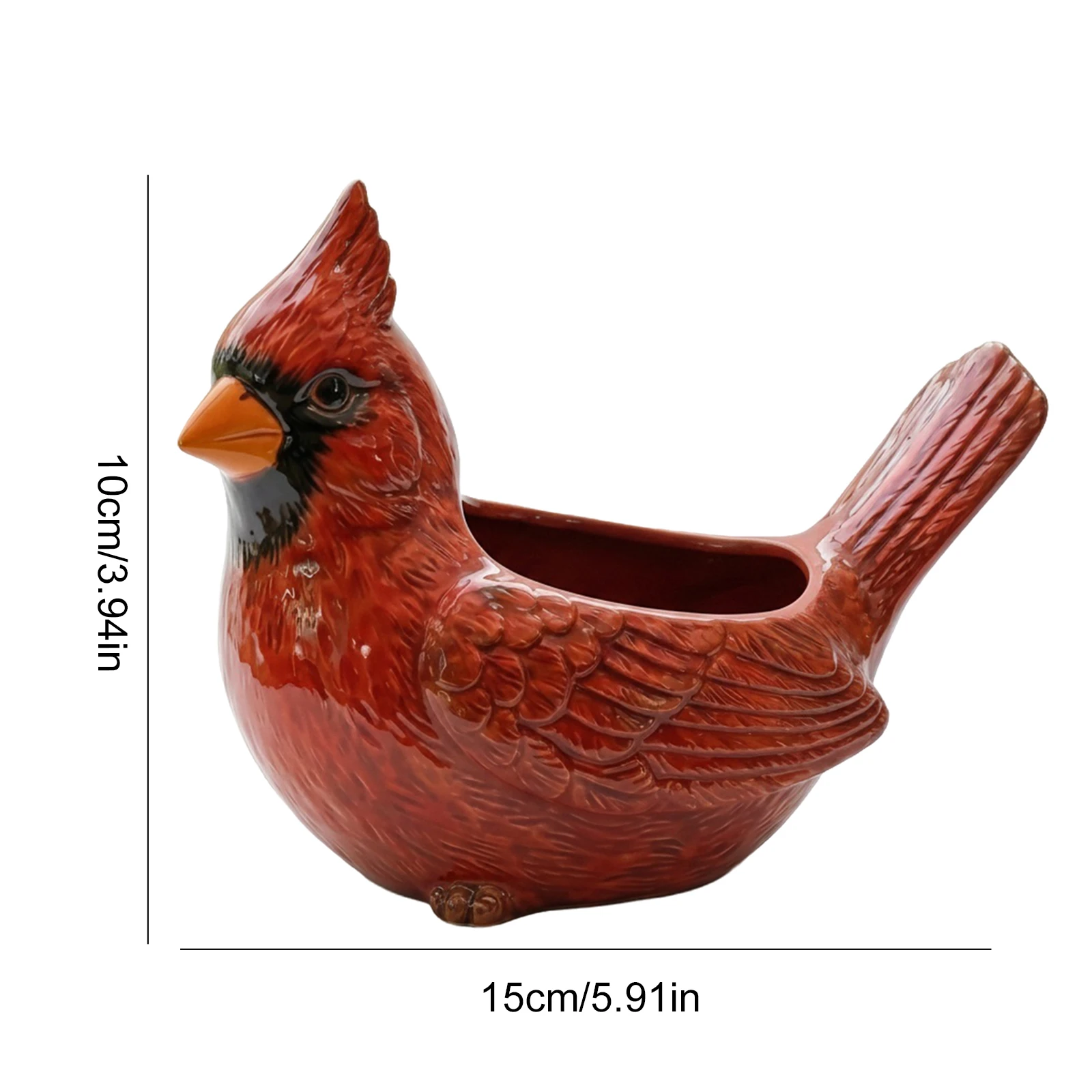 Bird Themed Plant Pot with Drainage Hole Resin Succulent Planter Decorative Flower Pot for Outdoor Indoor Plants Garden Decor
Bird Themed Plant Pot with Drainage Hole Resin Succulent Planter Decorative Flower Pot for Outdoor Indoor Plants Garden Decor