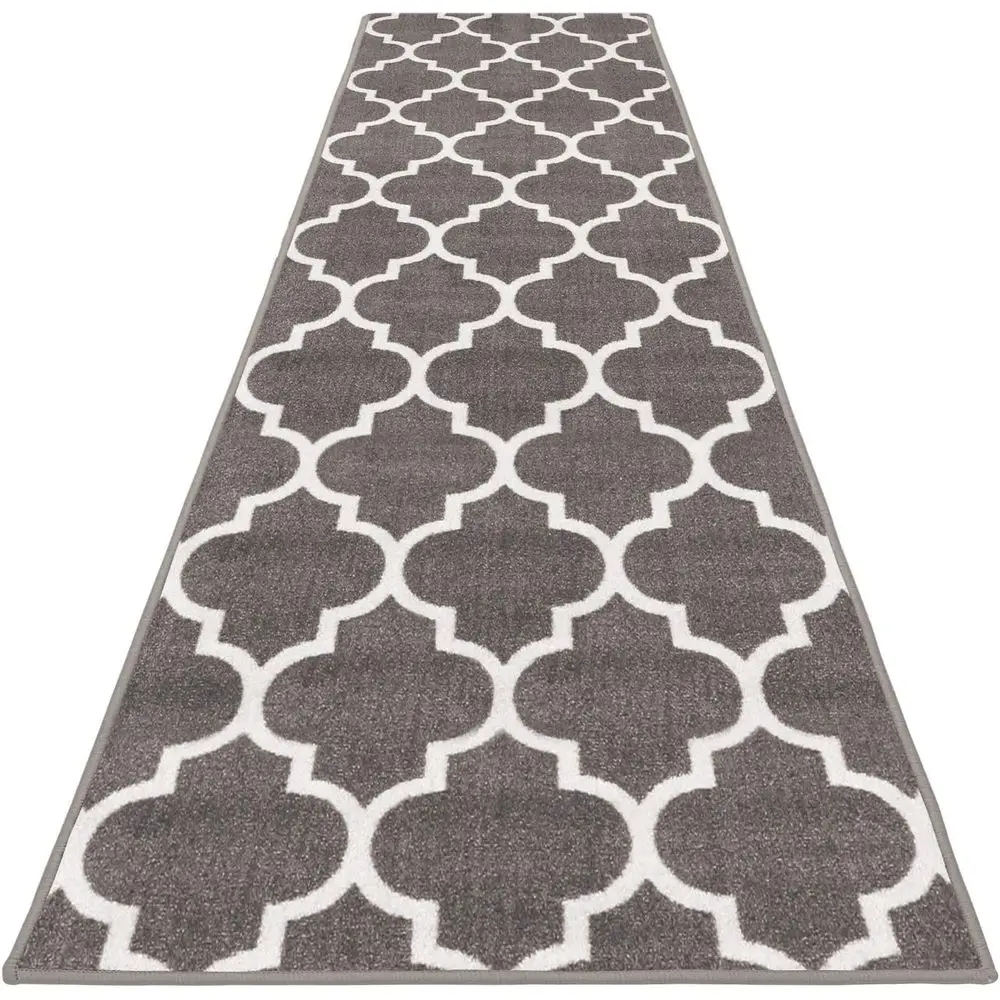 Противоскользящий ковер-дорожка в марокканском стиле, серый и льняной, 183 см x 61 см
Противоскользящий ковер-дорожка в марокканском стиле, серый и льняной, 183 см x 61 см