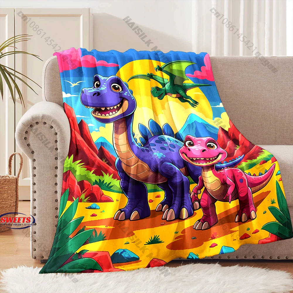 Colorful Dinosaur Adventure Blanket Multiple sizes kid's and adults' bedroom living room sofa decor blanket, Exquisite gift
Colorful Dinosaur Adventure Blanket Multiple sizes kid's and adults' bedroom living room sofa decor blanket, Exquisite gift