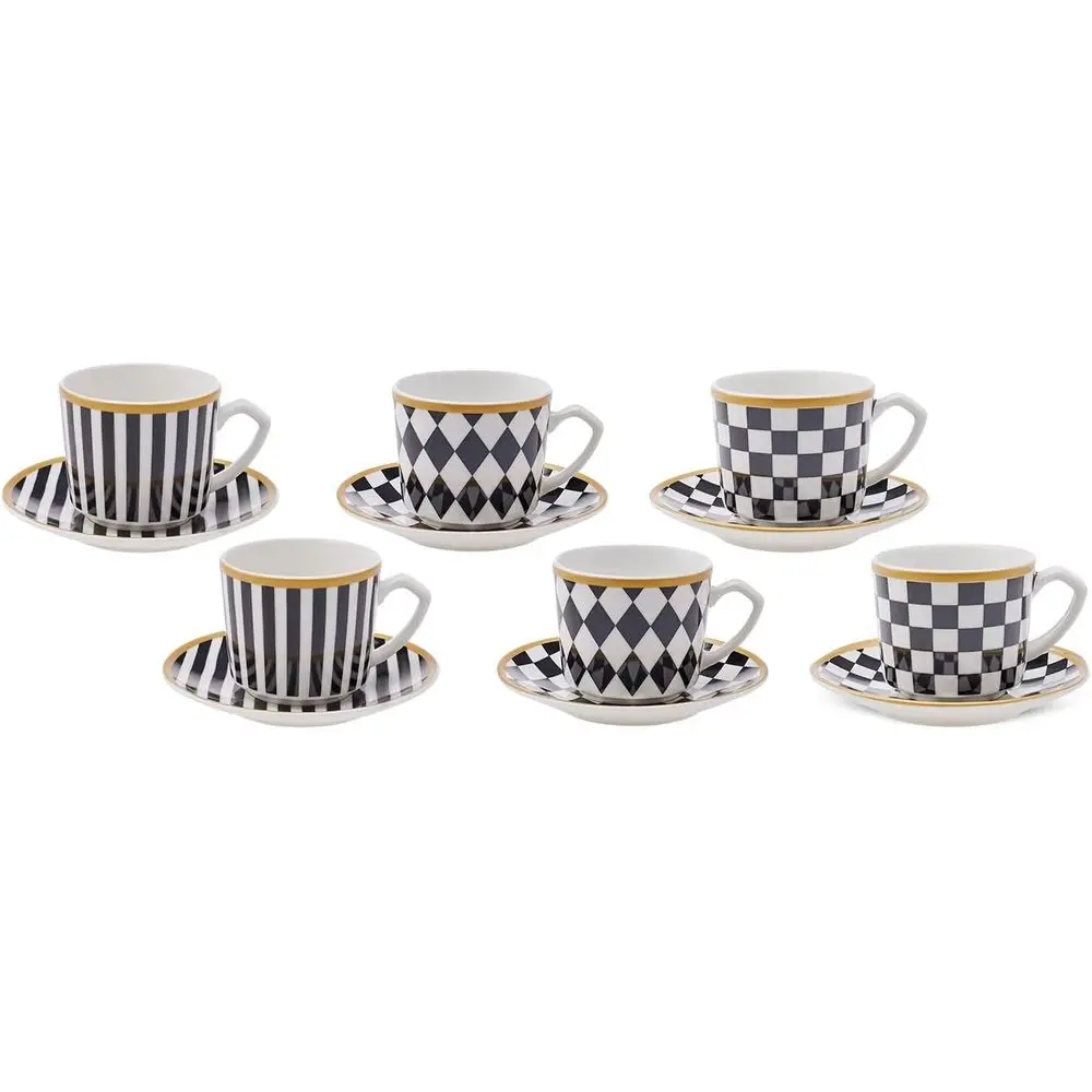 Porcelain Turkish Coee Cup or 6, 12 Piece, 80ml 2.7oz, Turkish Coee Demitasse Set o 6 Cups & Saucers Made o Porcelain
Porcelain Turkish Coee Cup or 6, 12 Piece, 80ml 2.7oz, Turkish Coee Demitasse Set o 6 Cups & Saucers Made o Porcelain