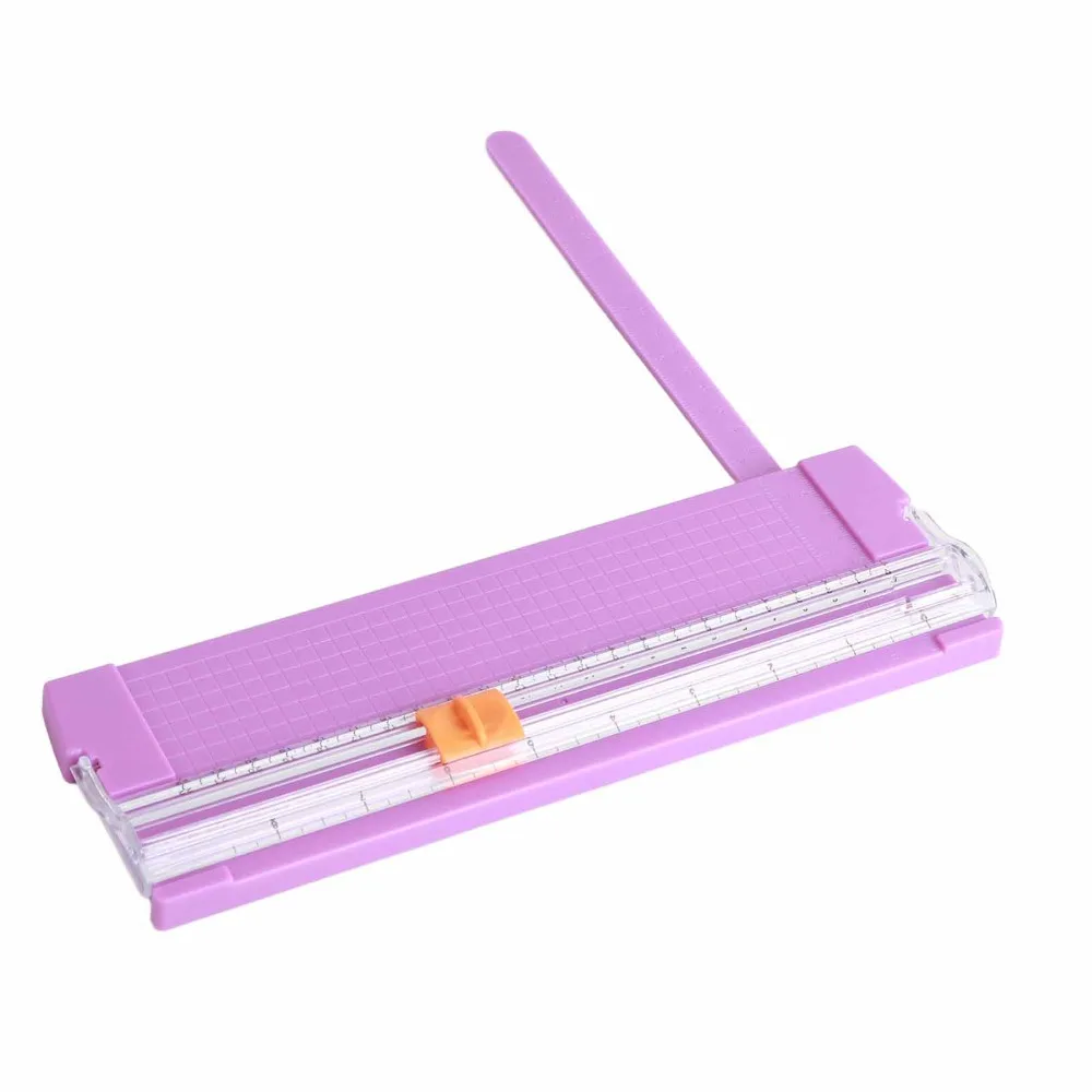 Purple/Pink/Orange/Blue/White A4 Paper Trimmer Clear Scale 220*60mm Cutting Size Paper Trimmer Burrs Free Security Safeguard
Purple/Pink/Orange/Blue/White A4 Paper Trimmer Clear Scale 220*60mm Cutting Size Paper Trimmer Burrs Free Security Safeguard