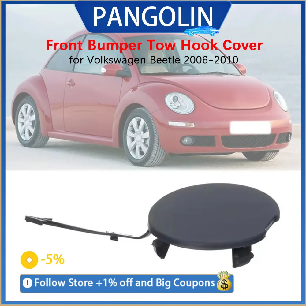 PANGOLIN Front Bumper Tow Hook Cover 1C0807241C Compatible with Volkswagen Beetle 2006 2007 2008 2009 2010 Primer Plastic Fit 
PANGOLIN Front Bumper Tow Hook Cover 1C0807241C Compatible with Volkswagen Beetle 2006 2007 2008 2009 2010 Primer Plastic Fit