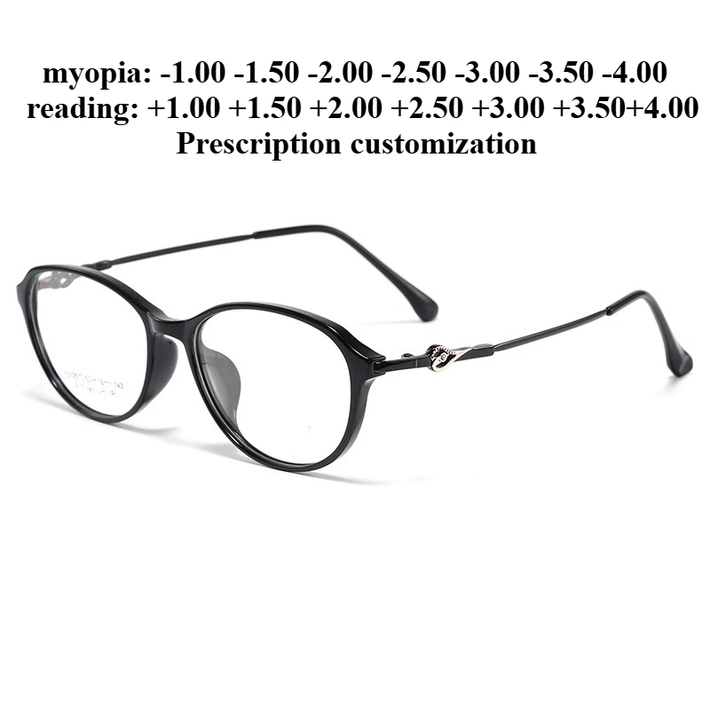 52mm ultralight women's tr oval anti-blue light reading glasses - customizable for myopia and astigmatism prescriptions
52mm ultralight women's tr oval anti-blue light reading glasses - customizable for myopia and astigmatism prescriptions