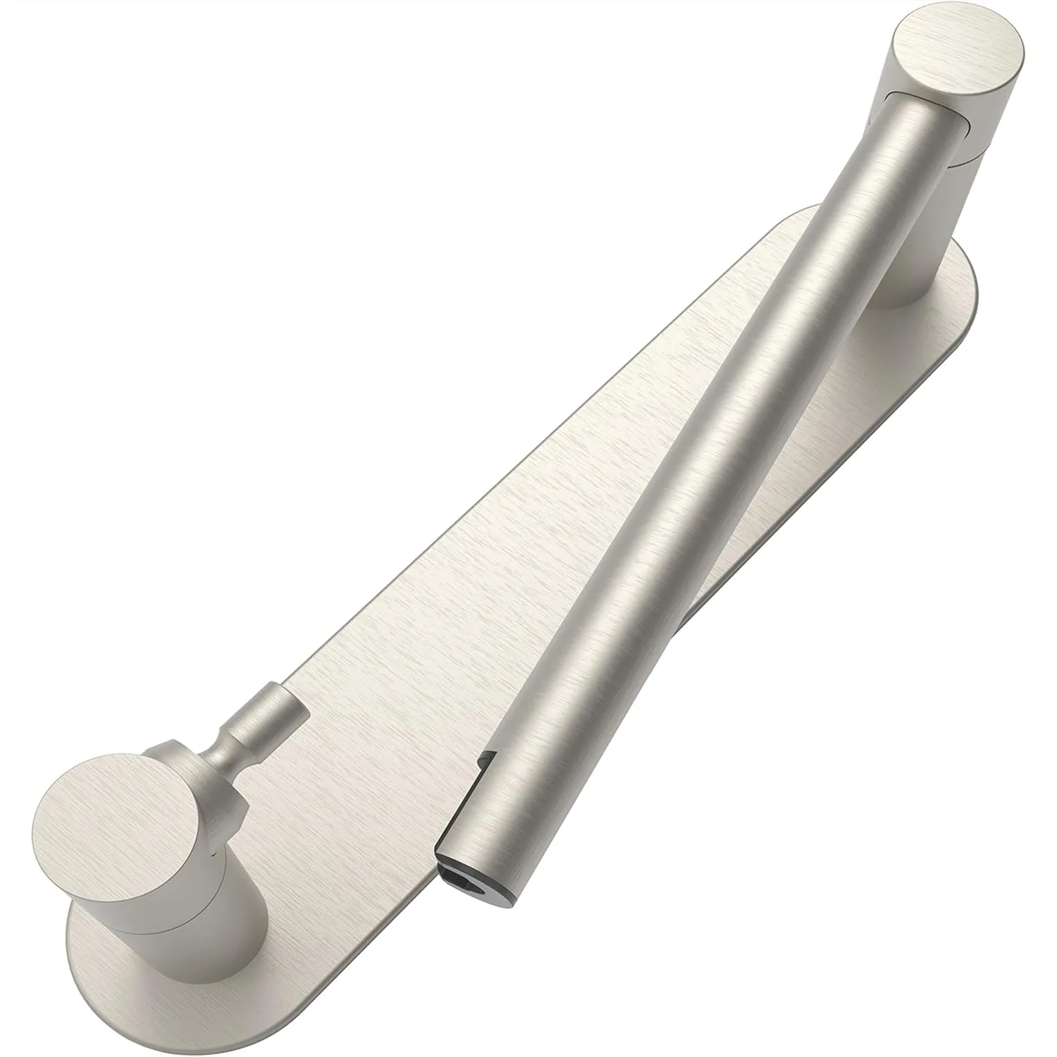Adhesive Toilet Paper Holder Brushed Nickel Double Post Pivoting Tissue Roll No Drilling Stainless Steel
Adhesive Toilet Paper Holder Brushed Nickel Double Post Pivoting Tissue Roll No Drilling Stainless Steel