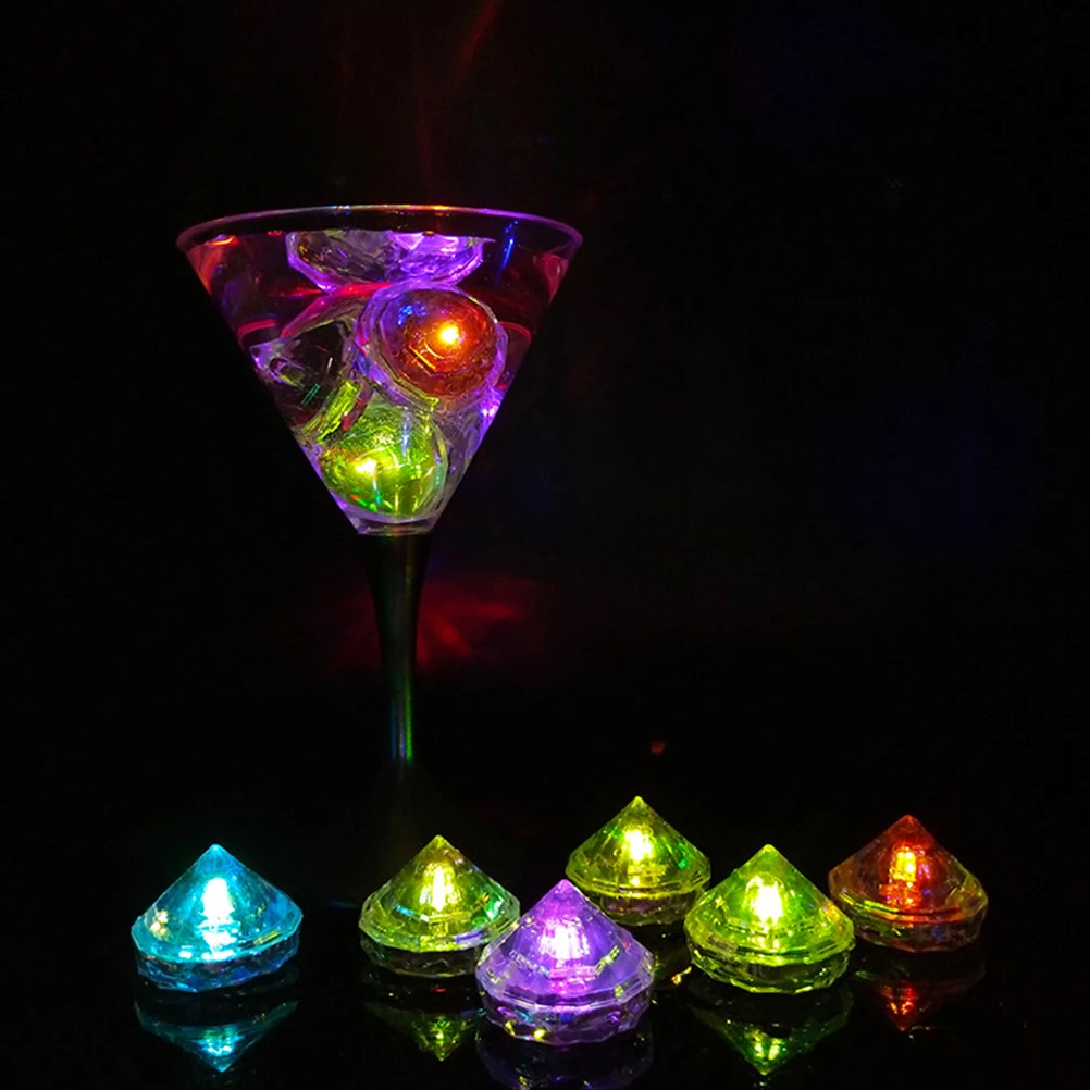 12pcs LED Ice Cube Glowing Light Up Diamond for Drinks Party Supplies Night Light Cubes Wedding KTV Bars
12pcs LED Ice Cube Glowing Light Up Diamond for Drinks Party Supplies Night Light Cubes Wedding KTV Bars