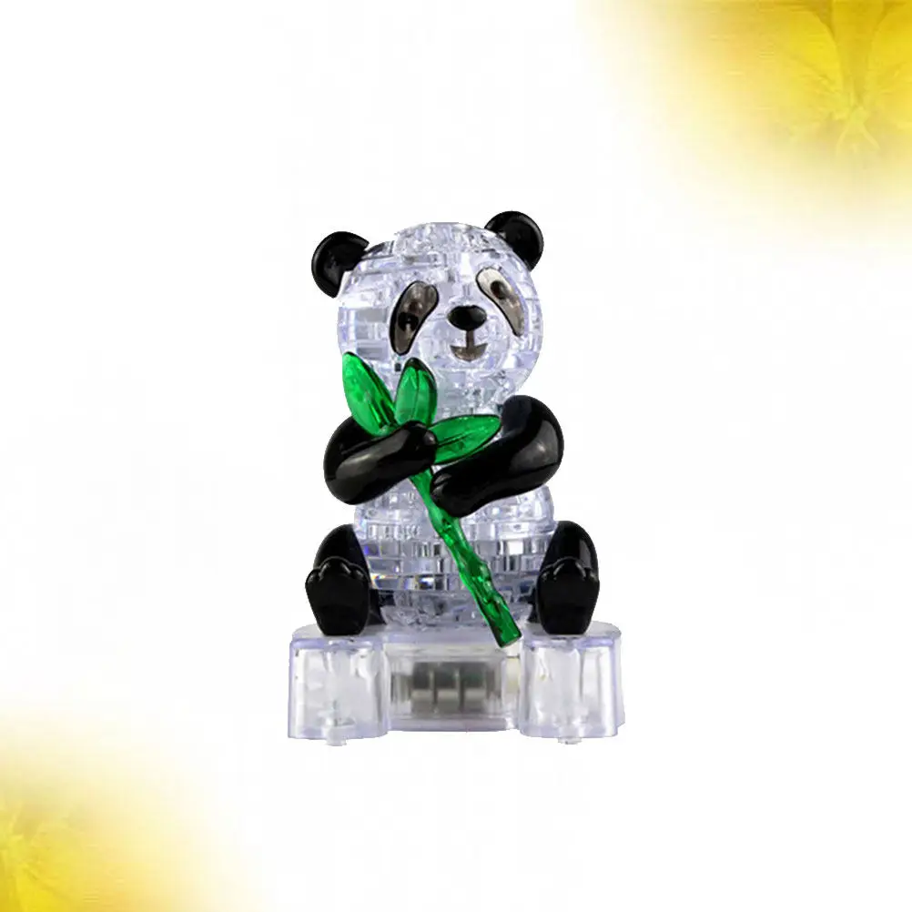1Pcs 3D Panda Crystal Puzzle DIY Lamplight Desktop Ornament for Home Office Cognitive Development Brain Exercise Logic Building
1Pcs 3D Panda Crystal Puzzle DIY Lamplight Desktop Ornament for Home Office Cognitive Development Brain Exercise Logic Building