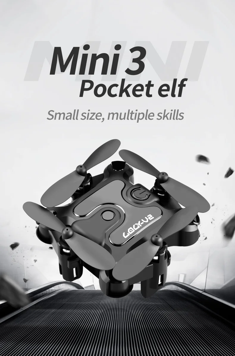V2 Mini Drone Remote Control Aircraft New Children's Toy Aircraft Fixed Height Foldable Quadcopter RC Drone Toy Gifts
V2 Mini Drone Remote Control Aircraft New Children's Toy Aircraft Fixed Height Foldable Quadcopter RC Drone Toy Gifts