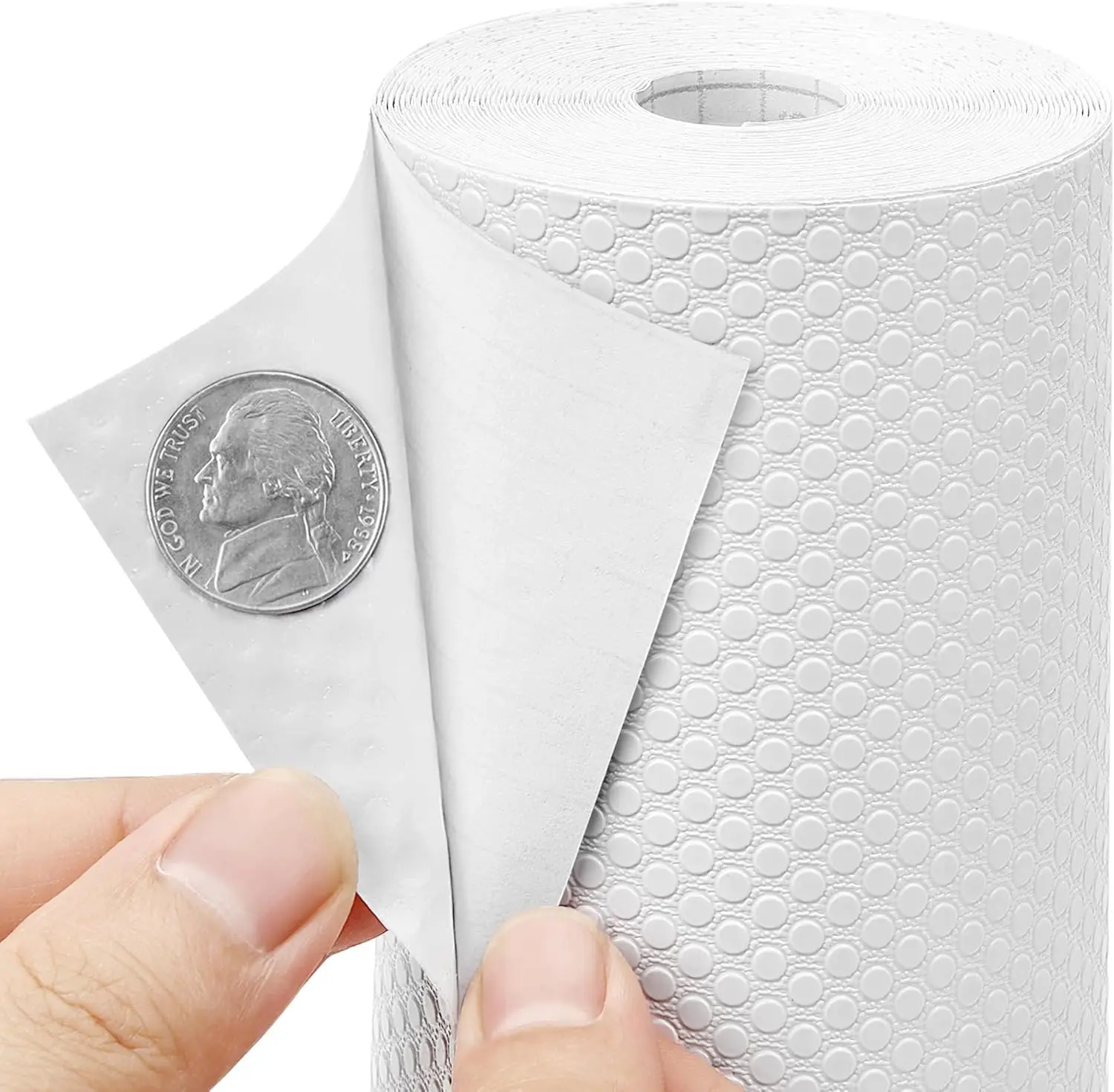 Non Slip Peel and Stick Shelf Liner 157x12FT White Easy Cut Removable Drawer Cupboard Pantry Counter Mat
Non Slip Peel and Stick Shelf Liner 157x12FT White Easy Cut Removable Drawer Cupboard Pantry Counter Mat