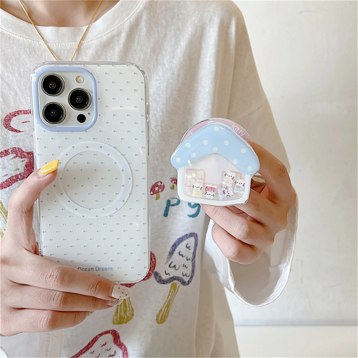Simple White Polka Dot Magnetic Phone Case For iPhone 17 Pro 15 14 16 Pro Max Cover with Shaking Kitty Holder Cute Cases
Simple White Polka Dot Magnetic Phone Case For iPhone 17 Pro 15 14 16 Pro Max Cover with Shaking Kitty Holder Cute Cases