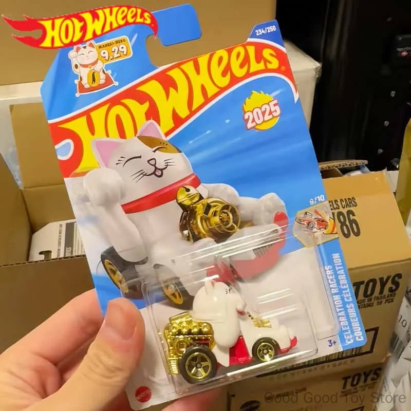 Original Hot Wheels Alloy Lucky Cat Toy Model Car Inertia Pulley C4982 25n Collect Model Cars Toys Birthday Holiday Gifts
Original Hot Wheels Alloy Lucky Cat Toy Model Car Inertia Pulley C4982 25n Collect Model Cars Toys Birthday Holiday Gifts
