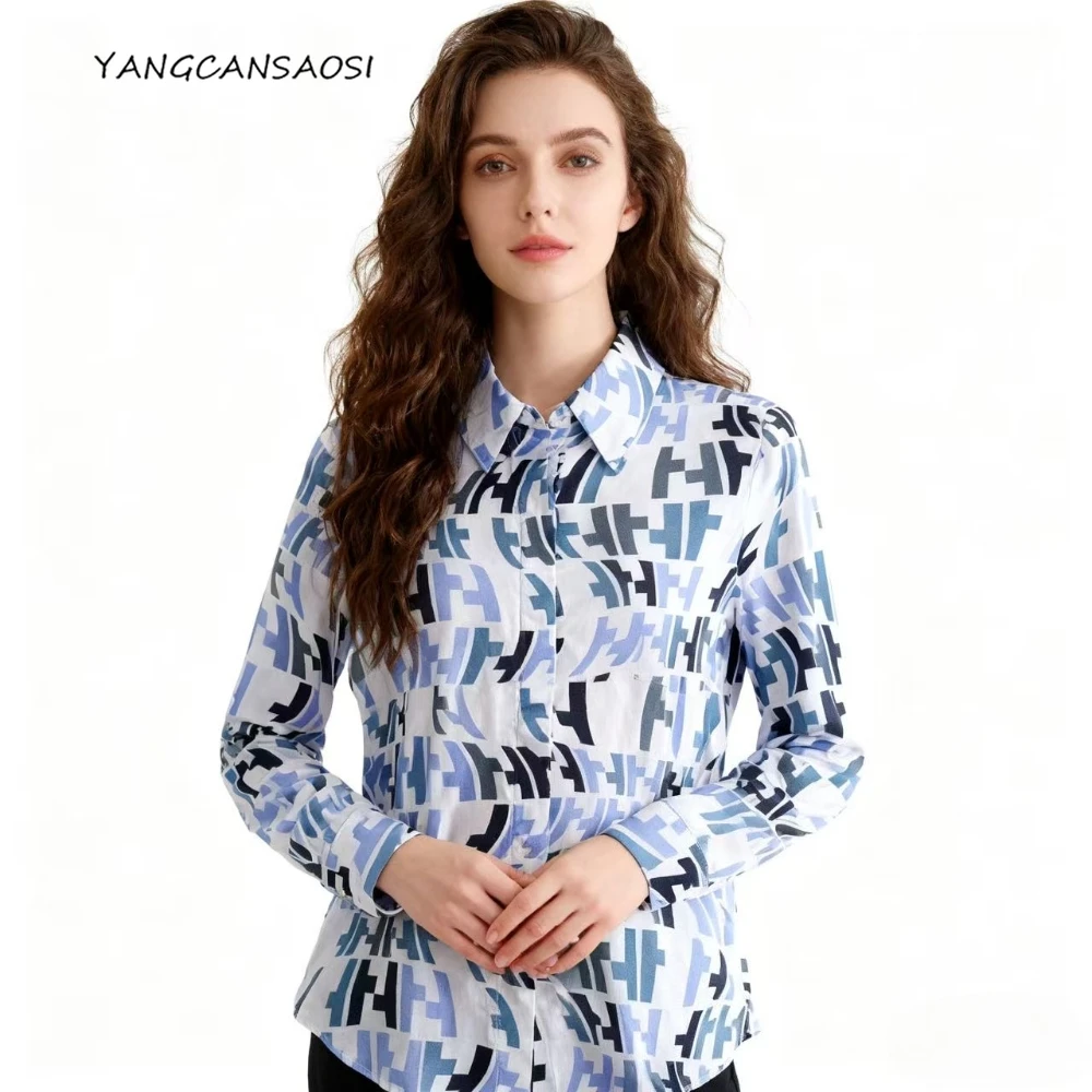 2025 Women's Spring/Autumn Clothing 93% Natural Mulberry Silk Elastic Satin Lapel OL Style Versatile Casual Long Sleeve Shirt
2025 Women's Spring/Autumn Clothing 93% Natural Mulberry Silk Elastic Satin Lapel OL Style Versatile Casual Long Sleeve Shirt