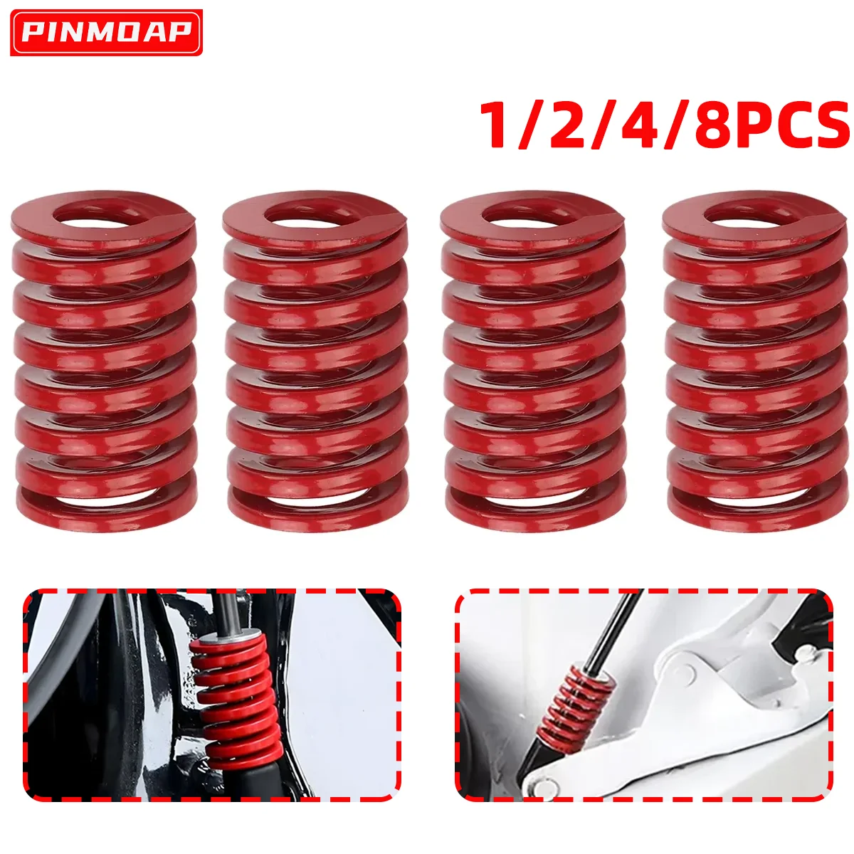 1/2/4/8PCS Red Mold Spring 25mm Car Rear Trunk Door Support Lifting Tool Compression Spring Shock Absorber Spring Car Parts
1/2/4/8PCS Red Mold Spring 25mm Car Rear Trunk Door Support Lifting Tool Compression Spring Shock Absorber Spring Car Parts