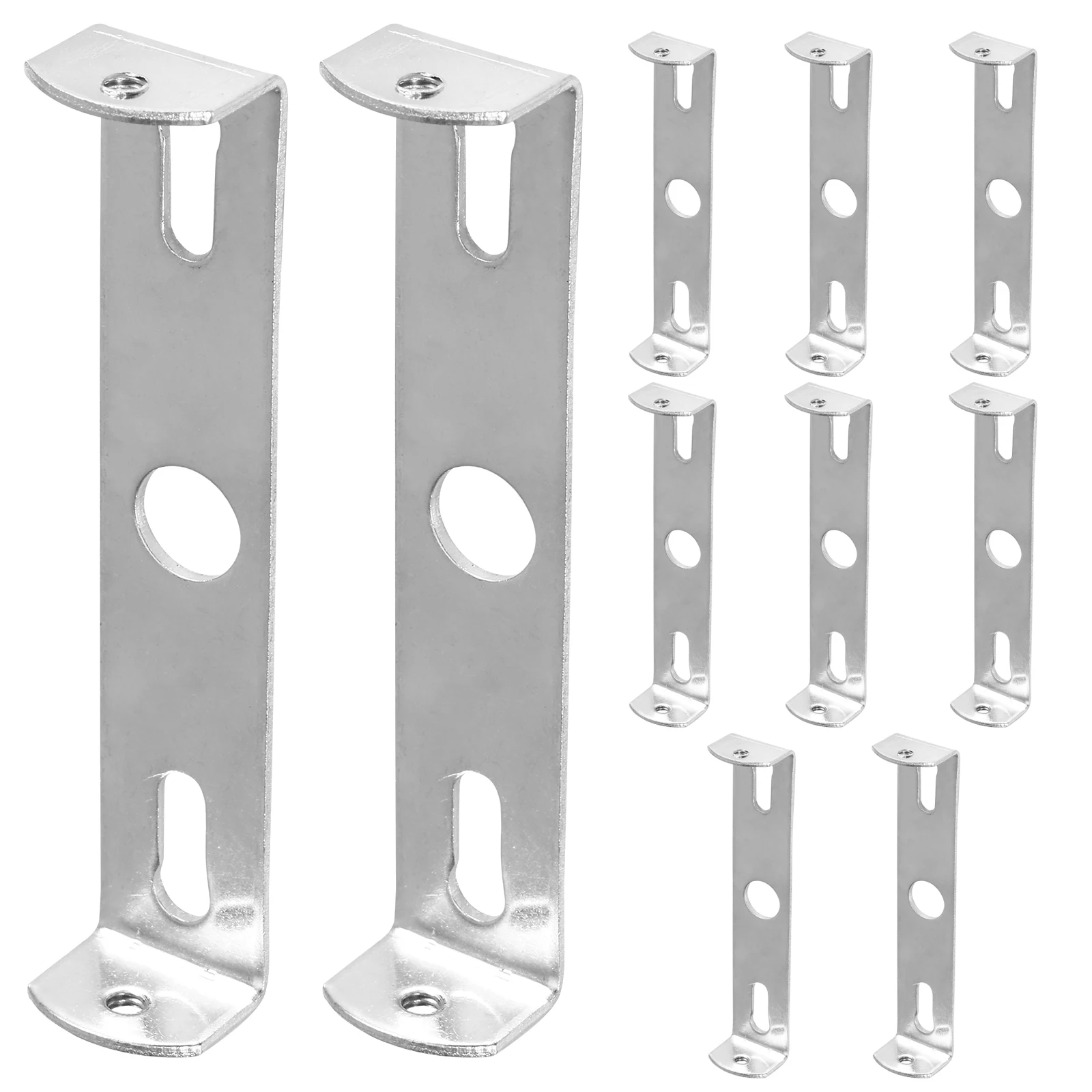 10 Sets Lamp Mounting Brackets Chrome Finish 10 Edge Hanging Rack for Retro Lights Ceiling Fixtures Silver Hardware
10 Sets Lamp Mounting Brackets Chrome Finish 10 Edge Hanging Rack for Retro Lights Ceiling Fixtures Silver Hardware