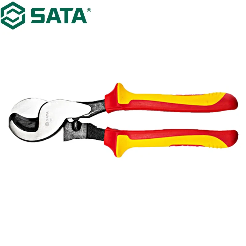 SATA 70191 Insulated Voltage-Resistant Cable Clamps High quality Durable Chrome Vanadium Steel Hand Tools
SATA 70191 Insulated Voltage-Resistant Cable Clamps High quality Durable Chrome Vanadium Steel Hand Tools