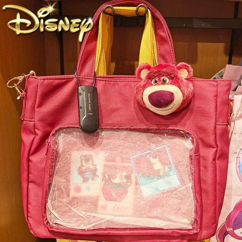 Original Disney Strawberry Bear Lotso Cute Bag Shoulder Portable Capacity Functional Cartoon Kawaii Birthday Christmas Gift Toys
Original Disney Strawberry Bear Lotso Cute Bag Shoulder Portable Capacity Functional Cartoon Kawaii Birthday Christmas Gift Toys