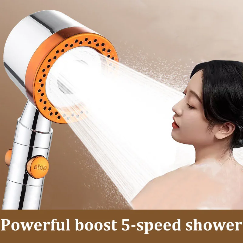 Ручная насадка для душа с 5-режимным водосберегающим фильтром высокого давления, остановка одной кнопкой — набор аксессуаров для ванной комнаты
Ручная насадка для душа с 5-режимным водосберегающим фильтром высокого давления, остановка одной кнопкой — набор аксессуаров для ванной комнаты