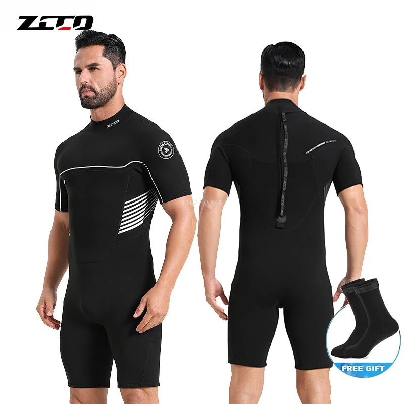 Wetsuit Shorty for Men Women 3/2mm Neoprene Back Zip Wetsuit Summer Rash Guards Surf Suits for Diving Snorkel Swimming Wet Suit
Wetsuit Shorty for Men Women 3/2mm Neoprene Back Zip Wetsuit Summer Rash Guards Surf Suits for Diving Snorkel Swimming Wet Suit