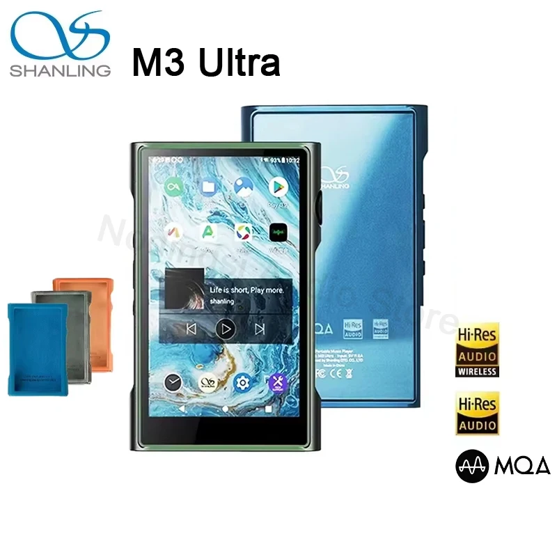 SHANLING M3 Ultra MP3 Player HiFi Portable Music Player Hi-Res Audio MP3 Player Bluetooth M3U DAC Dual ES9219C Chips Android 10
SHANLING M3 Ultra MP3 Player HiFi Portable Music Player Hi-Res Audio MP3 Player Bluetooth M3U DAC Dual ES9219C Chips Android 10
