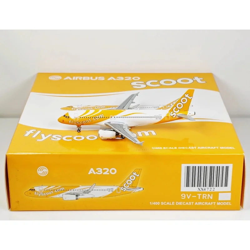 JC Wings Diecast 1/400 Scale Singapore Scoot A320 9V-TAZ Alloy Aircraft Model Collection Display Toy Ornament
JC Wings Diecast 1/400 Scale Singapore Scoot A320 9V-TAZ Alloy Aircraft Model Collection Display Toy Ornament