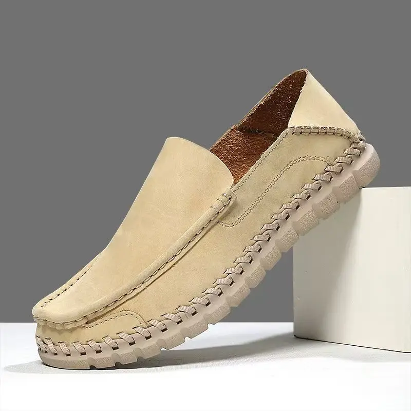 Man Genuine Leather Big Size Casual Shoes Spring Summer New Soft sole Round Toe Shallow Slip On Light Lazy Shoes Half Slippers
Man Genuine Leather Big Size Casual Shoes Spring Summer New Soft sole Round Toe Shallow Slip On Light Lazy Shoes Half Slippers