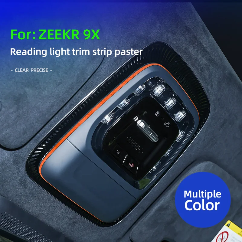 For ZEEKR 9X 2025 2026 Italian Suede Reading Lamp Decorative Strip Protective Sticker Car Interior Trim Accessories
For ZEEKR 9X 2025 2026 Italian Suede Reading Lamp Decorative Strip Protective Sticker Car Interior Trim Accessories