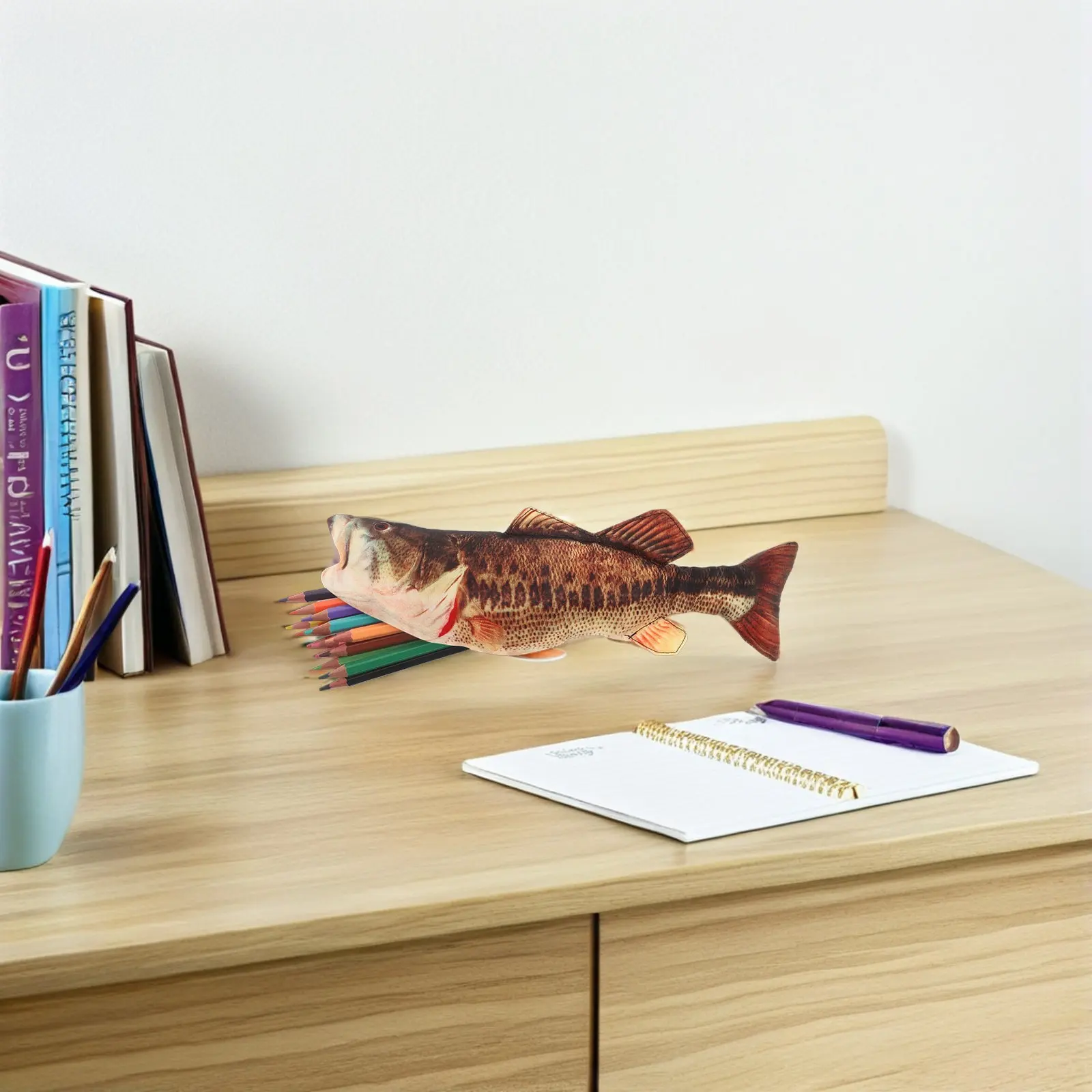 Cute Fish Shaped Pencil Pouch Kawaii Design Functional Pen Container for Students Daily Use Organized Stationery Solution
Cute Fish Shaped Pencil Pouch Kawaii Design Functional Pen Container for Students Daily Use Organized Stationery Solution