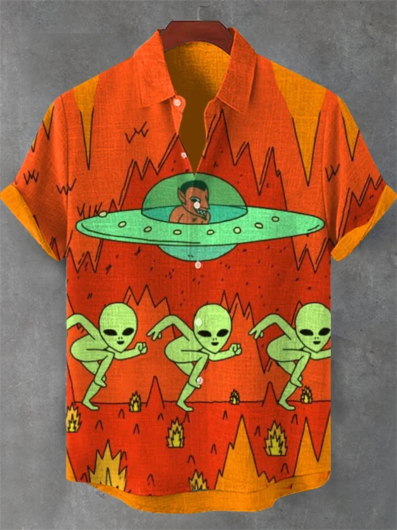 2025 New Hawaiian Shirt Men's Carnival Button Neck Shirt Summer Outdoor Street Fashion Trendy Shirt Linen
2025 New Hawaiian Shirt Men's Carnival Button Neck Shirt Summer Outdoor Street Fashion Trendy Shirt Linen