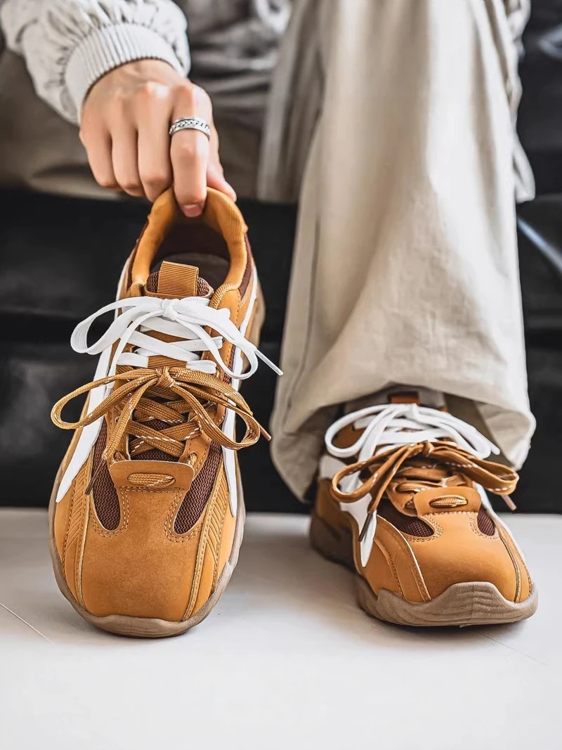 Men's 2026 New Summer Fashionable Work Shoes Lightweight Soft Bottom Sports Casual Dequan Board Shoes Deep Mouth Low Help
Men's 2026 New Summer Fashionable Work Shoes Lightweight Soft Bottom Sports Casual Dequan Board Shoes Deep Mouth Low Help