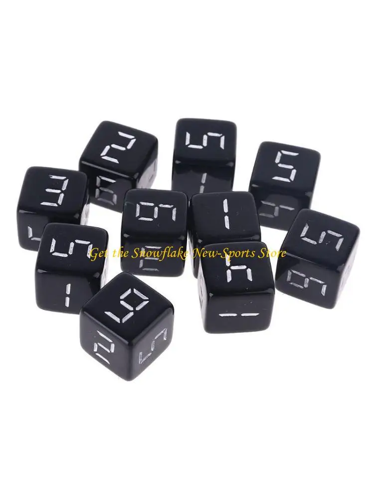 E56D 10pcs D6 Six Sided Dices Number Square for Party Night Club Board Game Role Playing 15mm
E56D 10pcs D6 Six Sided Dices Number Square for Party Night Club Board Game Role Playing 15mm