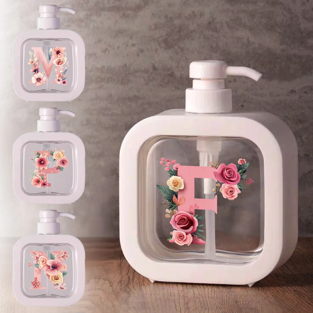 500ml Large Capacity Press Lotion Bottle Repeatable Soap Dispenser Organizer Detachable Sanitizer Container Pink Rose Pattern
500ml Large Capacity Press Lotion Bottle Repeatable Soap Dispenser Organizer Detachable Sanitizer Container Pink Rose Pattern
