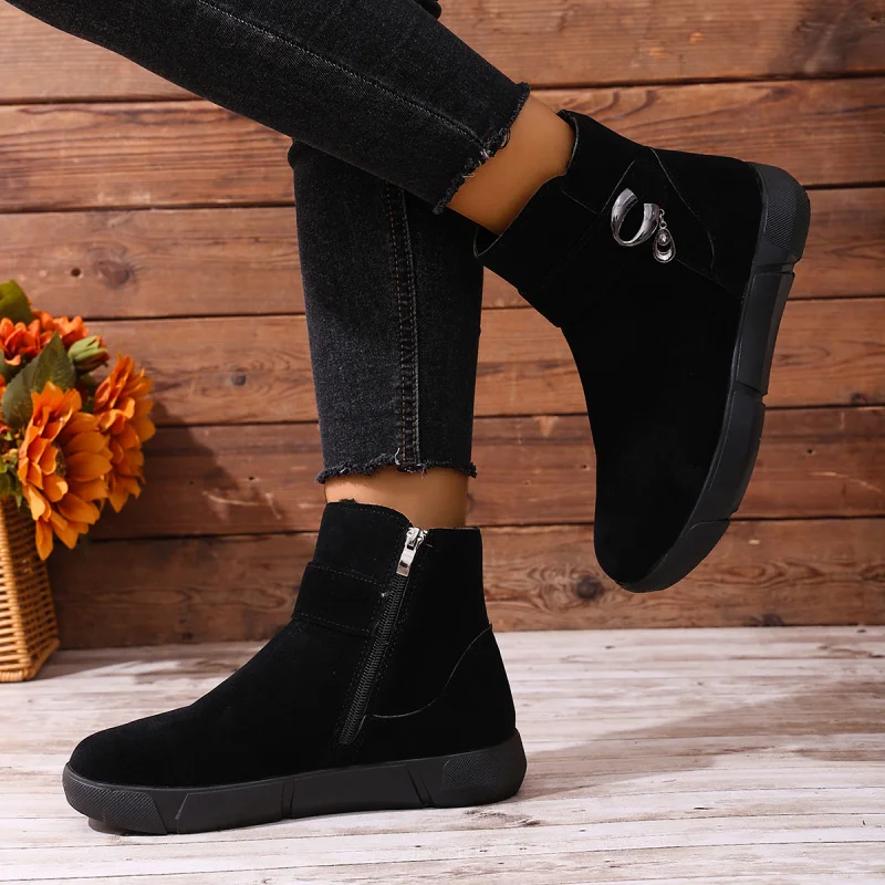 Women’s Winter Ankle Boots with Fur Trim – Low Heel, Waterproof & Snowproof, Warm Winter Footwear for Cold Weather
Women’s Winter Ankle Boots with Fur Trim – Low Heel, Waterproof & Snowproof, Warm Winter Footwear for Cold Weather