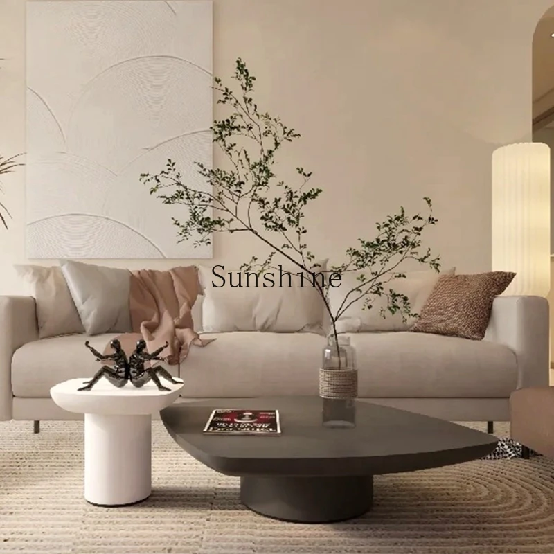 Italian size apartment minimalist square round coffee table simple modern customization
Italian size apartment minimalist square round coffee table simple modern customization