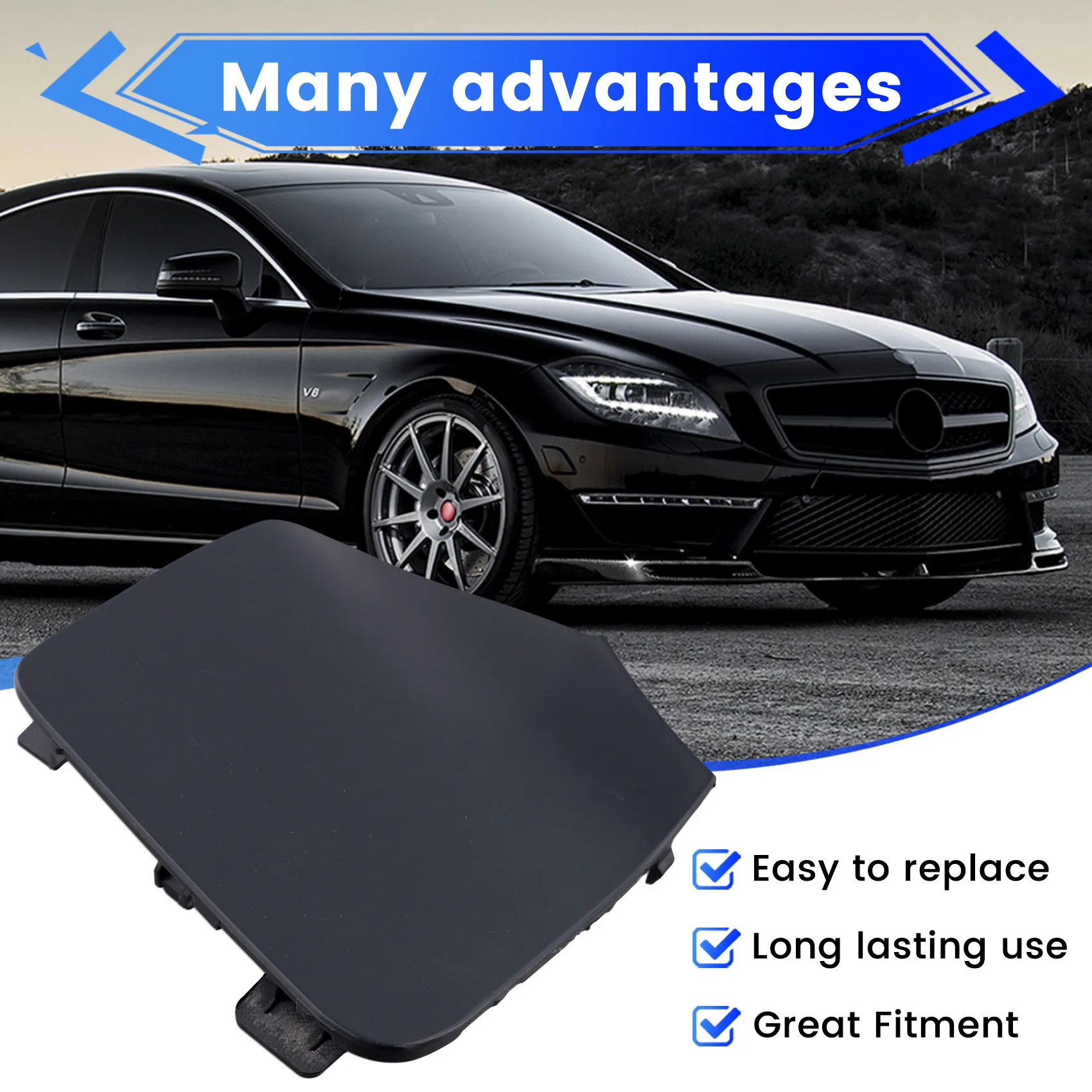 Крышка буксировочного крюка переднего бампера (грунтованная) для Mercedes-Benz CLS-Class CLS 550 CLS 400 W218 C218 2188850626
Крышка буксировочного крюка переднего бампера (грунтованная) для Mercedes-Benz CLS-Class CLS 550 CLS 400 W218 C218 2188850626