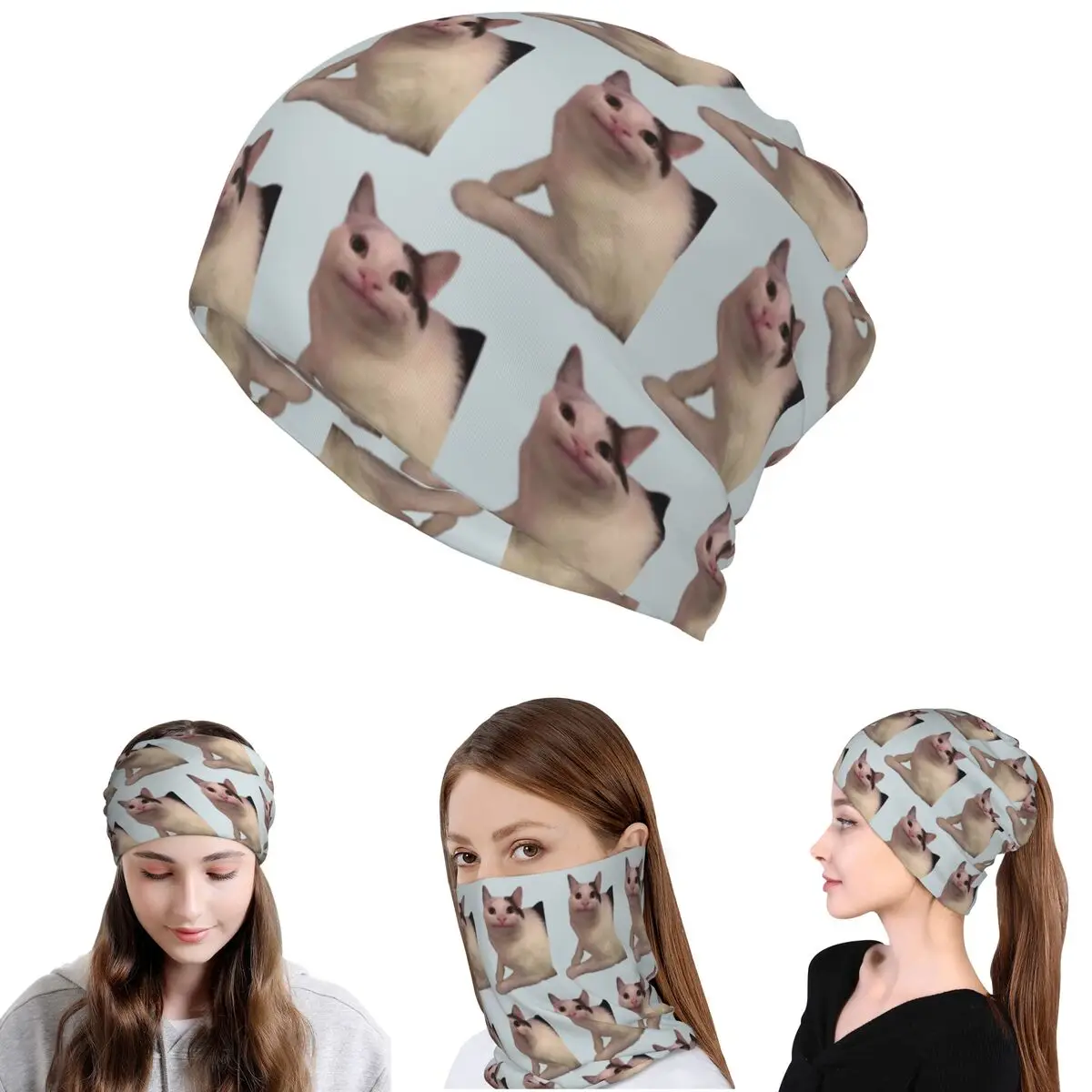 Beluga Cat Bandana Neck Cover Wrap Scarf Multi-use Headwear Beanies Hat for Men Women Adult Winter
Beluga Cat Bandana Neck Cover Wrap Scarf Multi-use Headwear Beanies Hat for Men Women Adult Winter