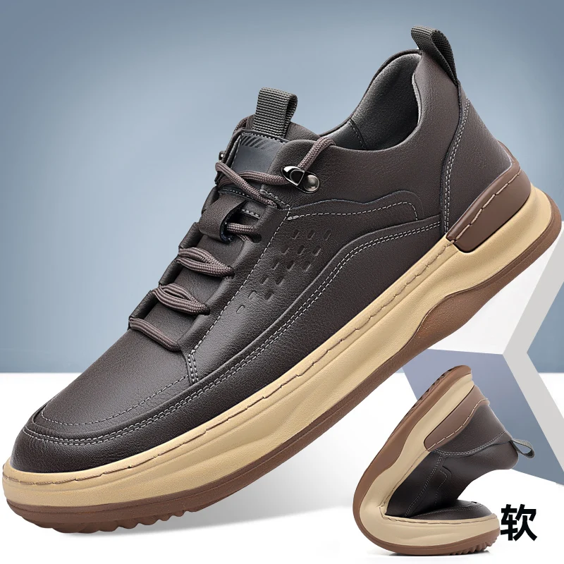 Men's Leather Shoes Man High Quality Fashion Leather Casual Shoes Comfortable Everyday Shoes
Men's Leather Shoes Man High Quality Fashion Leather Casual Shoes Comfortable Everyday Shoes