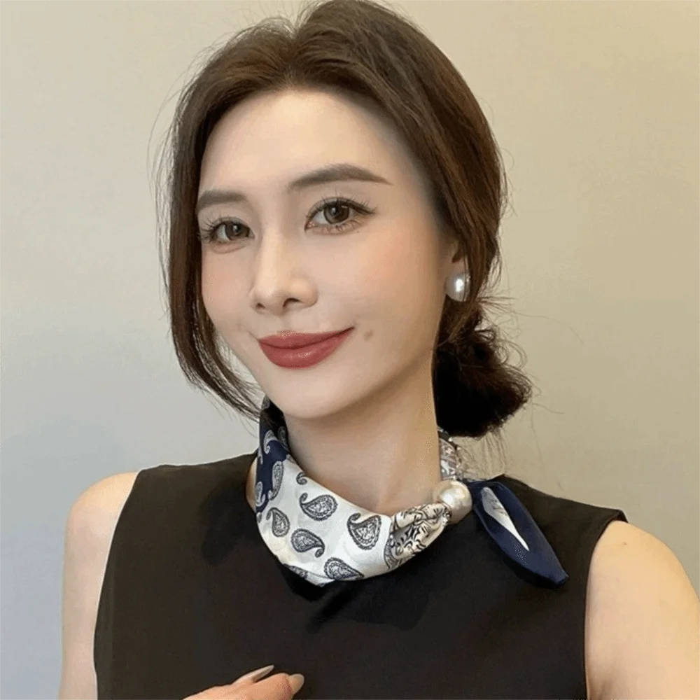 High End Chic Lazy Scarf Lightweight Convenient Pearl Decoration Scarf Polyester Pearl Tail Neck Scarf Women
High End Chic Lazy Scarf Lightweight Convenient Pearl Decoration Scarf Polyester Pearl Tail Neck Scarf Women