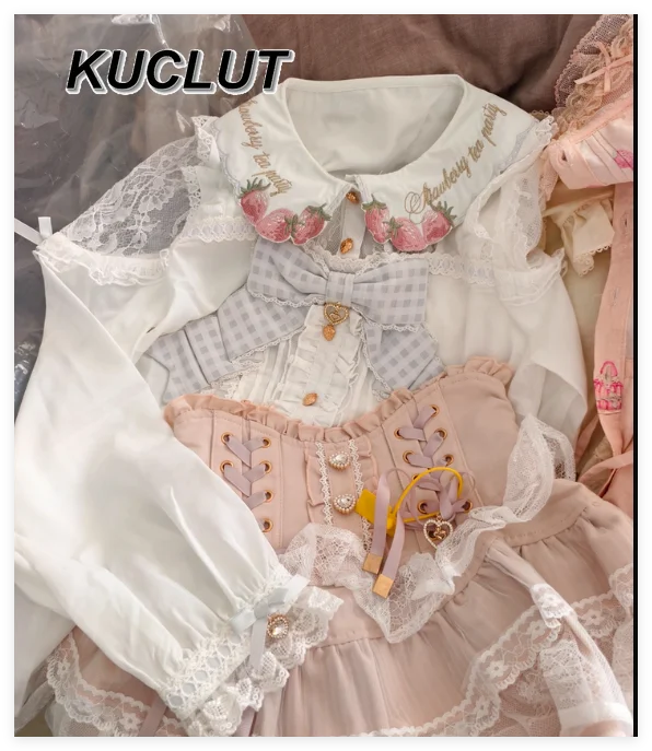 Japanese New 2026 Spring Mass-produced Lolita Embroidered Doll Collar Liz Shirt Summer Versatile Cute Sweet Long-sleeved Blouse
Japanese New 2026 Spring Mass-produced Lolita Embroidered Doll Collar Liz Shirt Summer Versatile Cute Sweet Long-sleeved Blouse