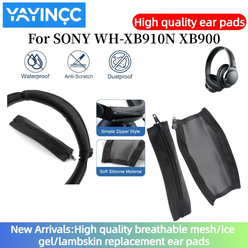 YAYINCC Universal Headphone Headband Cover For SONY WH-XB910N XB900 Headphone Headband Protector with Zipper
YAYINCC Universal Headphone Headband Cover For SONY WH-XB910N XB900 Headphone Headband Protector with Zipper
