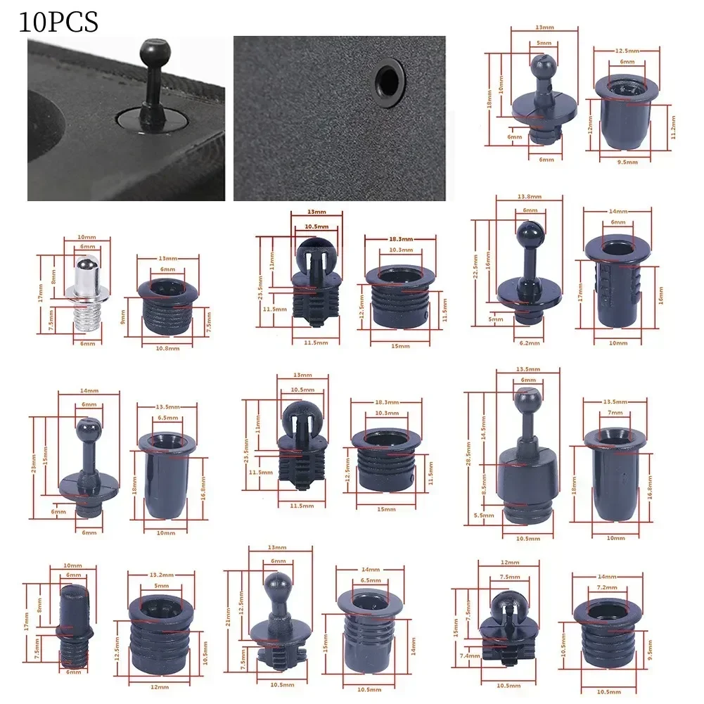10 Pairs DIY Audio Speaker Buckles Plastic Speaker Grill Peg Ball Socket Fastener Screw Clip Part Kit/set For Speaker
10 Pairs DIY Audio Speaker Buckles Plastic Speaker Grill Peg Ball Socket Fastener Screw Clip Part Kit/set For Speaker