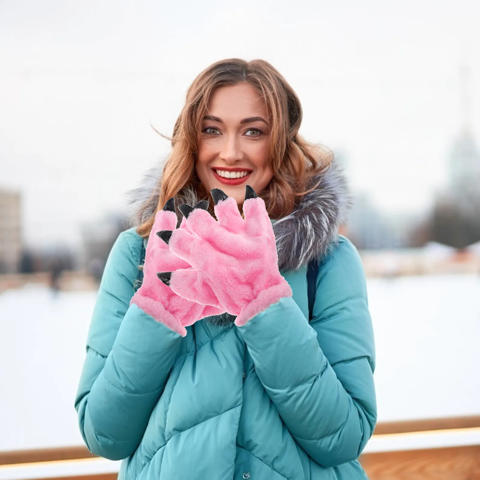 1Pair Warm Soft Cartoon Animal Design Winter Gloves for Women Girls Cute Stylish Handwear Fashion Accessory Knit Touchscreen
1Pair Warm Soft Cartoon Animal Design Winter Gloves for Women Girls Cute Stylish Handwear Fashion Accessory Knit Touchscreen