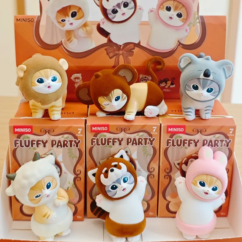 Подлинная кошка Fushan Di Series, пушистая вечеринка, слепая коробка, экшн-фигурка, коллекционный дисплей, подарок на день рождения, изготовление на хороший день рождения
Подлинная кошка Fushan Di Series, пушистая вечеринка, слепая коробка, экшн-фигурка, коллекционный дисплей, подарок на день рождения, изготовление на хороший день рождения