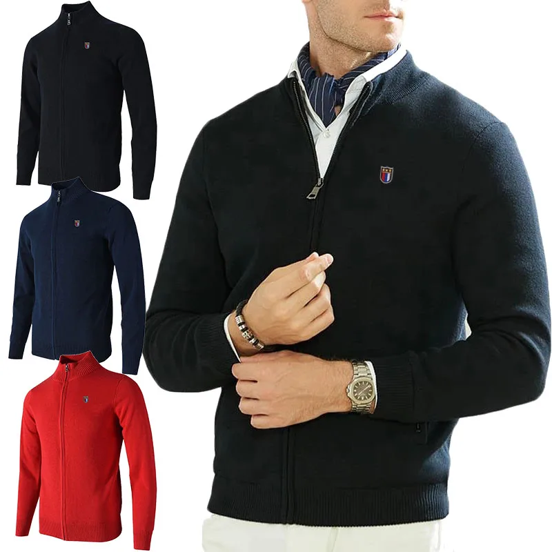 100% Cotton Sweater Men's Clothing Autumn Winter Cardigan Stand Collar Knitted Cable Coat RL8505
100% Cotton Sweater Men's Clothing Autumn Winter Cardigan Stand Collar Knitted Cable Coat RL8505