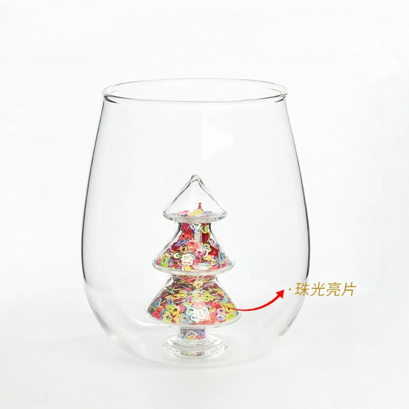 Creative Christmas Tree Glass Water Cup, Unique Personality Three-dimensional Colored Sequined Mug, Household Milk and Juice Cup
Creative Christmas Tree Glass Water Cup, Unique Personality Three-dimensional Colored Sequined Mug, Household Milk and Juice Cup
